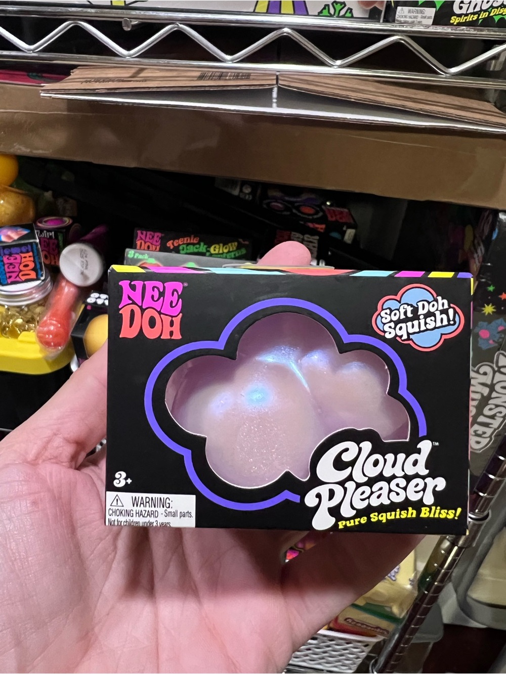 Cloud Pleaser Soft Doh Squish Toy - Shimmery Pink